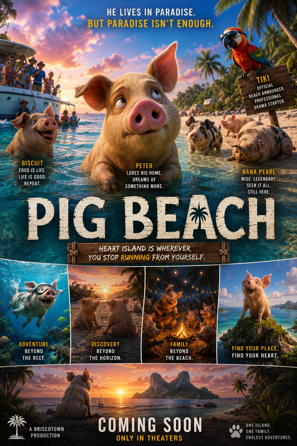 Pig Beach — key art