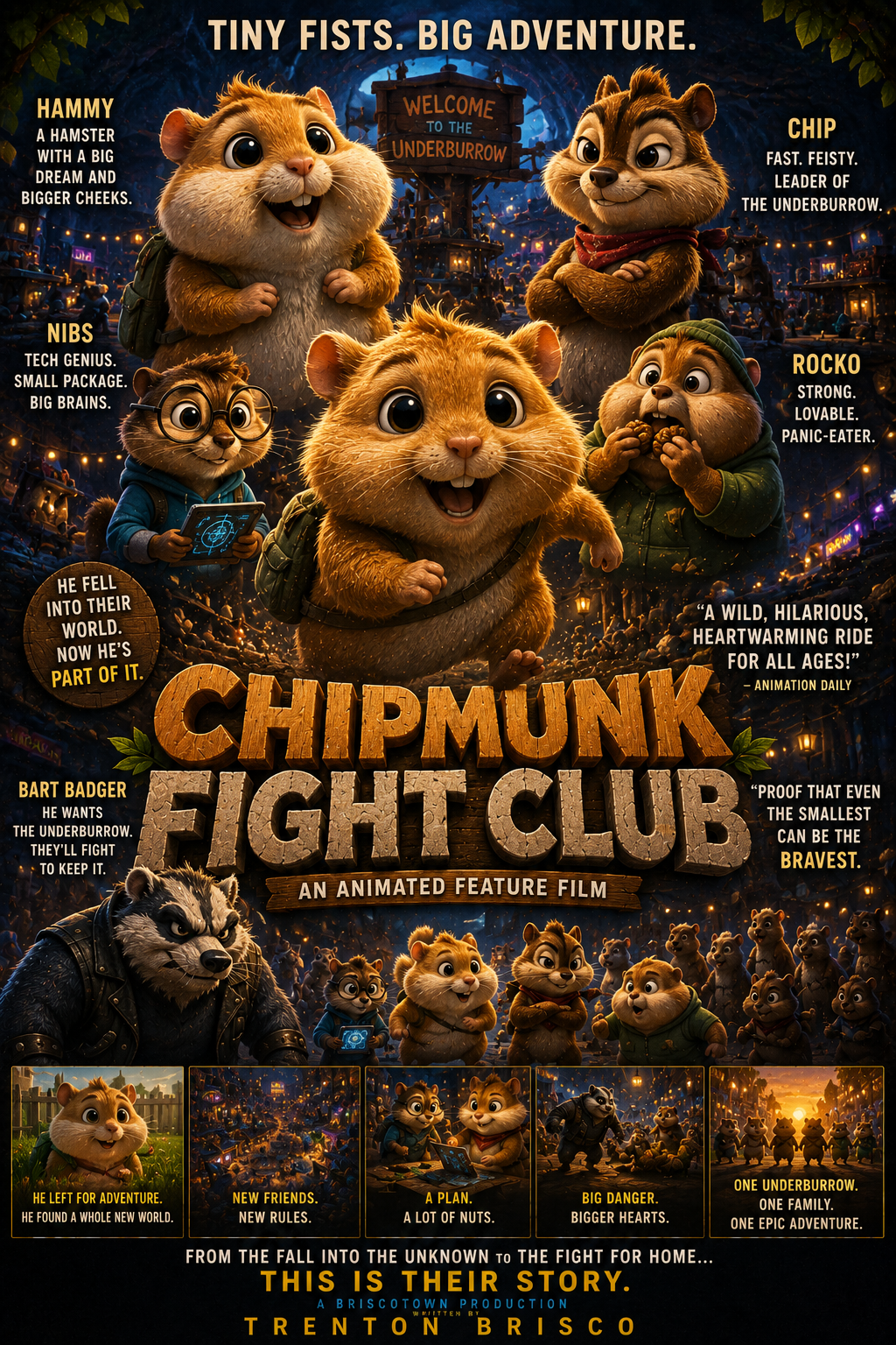 Chipmunk Fight Club — key art